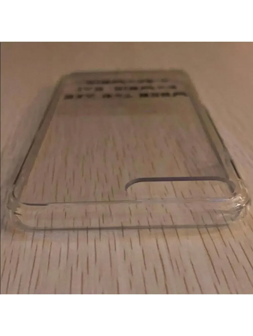 iPhone 7/8 plus clear flexible grip case w/ cable